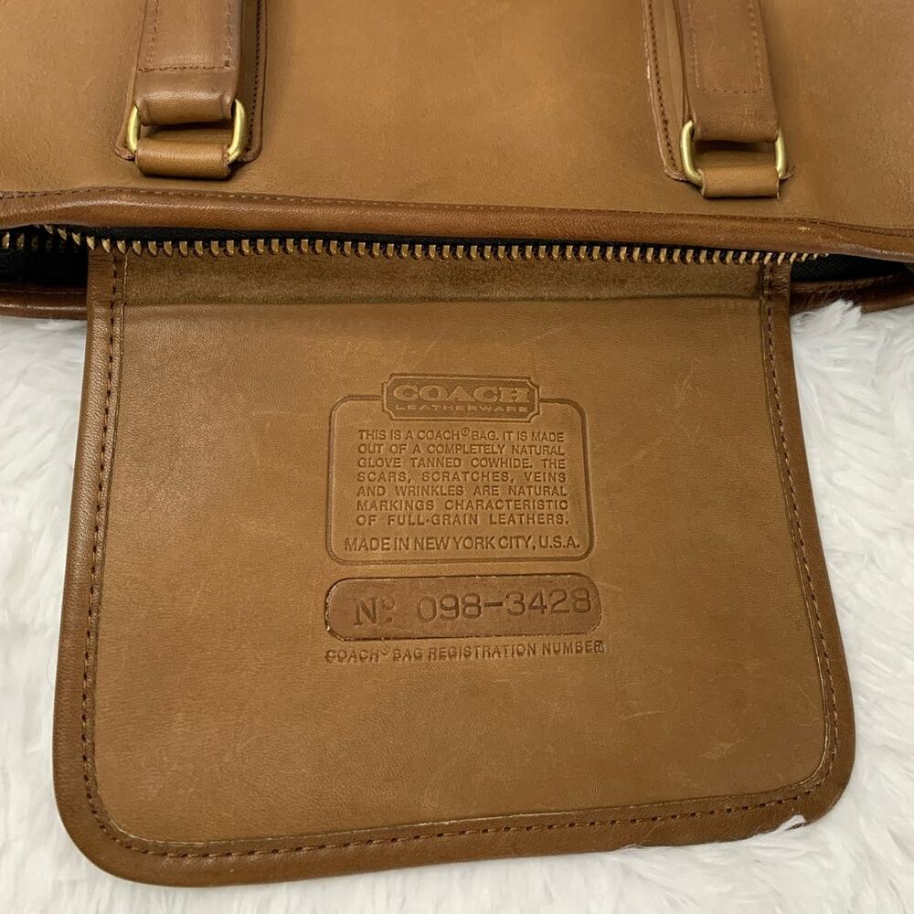 Vintage Coach 9430 Slim Glue-on Satchel - Picture 7 of 10